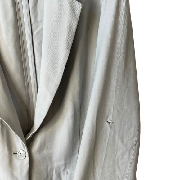 Nordstrom Open Edit Womens Unstructured Oversized Blazer Gray Plus Size 1X FLAW - Picture 12 of 12